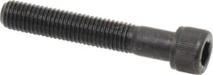 Value Collection - 1/4-28 UNF Hex Socket Drive, Socket Cap Screw - Alloy Steel, Black Oxide Finish, Partially Threaded, 1-1/2" Length Under Head - Industrial Tool & Supply