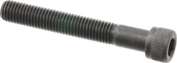 Value Collection - 1/4-28 UNF Hex Socket Drive, Socket Cap Screw - Alloy Steel, Black Oxide Finish, Partially Threaded, 1-3/4" Length Under Head - Industrial Tool & Supply