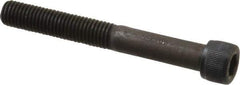 Value Collection - 1/4-28 UNF Hex Socket Drive, Socket Cap Screw - Alloy Steel, Black Oxide Finish, Partially Threaded, 2" Length Under Head - Industrial Tool & Supply