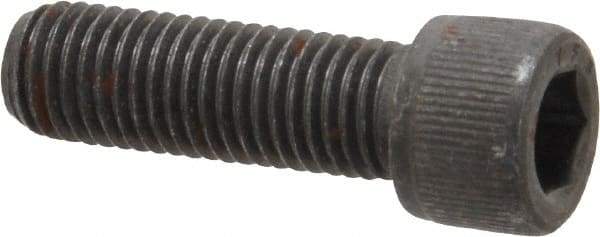 Value Collection - 5/16-24 UNF Hex Socket Drive, Socket Cap Screw - Alloy Steel, Black Oxide Finish, Fully Threaded, 1" Length Under Head - Industrial Tool & Supply