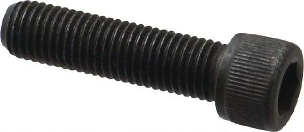 Value Collection - 5/16-24 UNF Hex Socket Drive, Socket Cap Screw - Alloy Steel, Black Oxide Finish, Fully Threaded, 1-1/4" Length Under Head - Industrial Tool & Supply