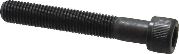 Value Collection - 5/16-24 UNF Hex Socket Drive, Socket Cap Screw - Alloy Steel, Black Oxide Finish, Partially Threaded, 2" Length Under Head - Industrial Tool & Supply