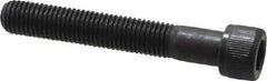 Value Collection - 5/16-24 UNF Hex Socket Drive, Socket Cap Screw - Alloy Steel, Black Oxide Finish, Partially Threaded, 2" Length Under Head - Industrial Tool & Supply