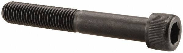 Value Collection - 5/16-24 UNF Hex Socket Drive, Socket Cap Screw - Alloy Steel, Black Oxide Finish, Partially Threaded, 2-1/4" Length Under Head - Industrial Tool & Supply