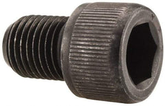 Value Collection - 3/8-24 UNF Hex Socket Drive, Socket Cap Screw - Alloy Steel, Black Oxide Finish, Fully Threaded, 1/2" Length Under Head - Industrial Tool & Supply