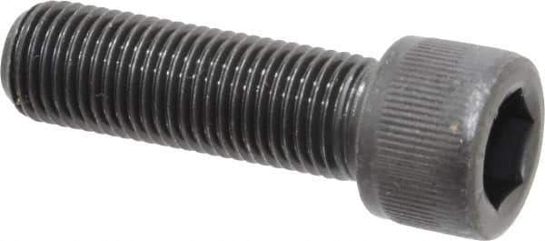 Value Collection - 3/8-24 UNF Hex Socket Drive, Socket Cap Screw - Alloy Steel, Black Oxide Finish, Fully Threaded, 1-1/4" Length Under Head - Industrial Tool & Supply