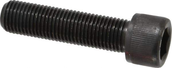 Value Collection - 3/8-24 UNF Hex Socket Drive, Socket Cap Screw - Alloy Steel, Black Oxide Finish, Fully Threaded, 1-1/2" Length Under Head - Industrial Tool & Supply