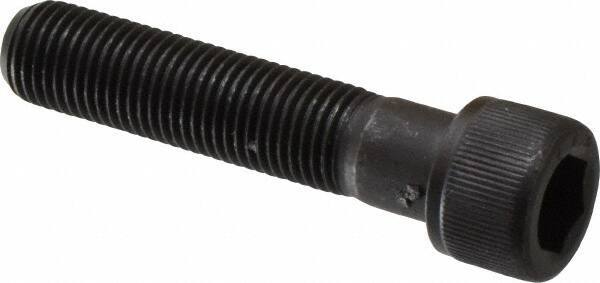 Value Collection - 3/8-24 UNF Hex Socket Drive, Socket Cap Screw - Alloy Steel, Black Oxide Finish, Partially Threaded, 1-3/4" Length Under Head - Industrial Tool & Supply