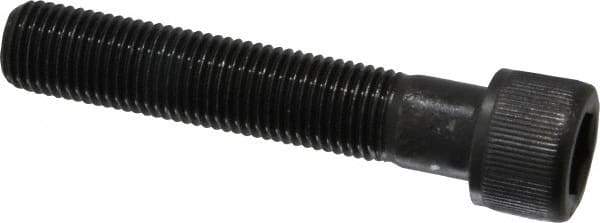 Value Collection - 3/8-24 UNF Hex Socket Drive, Socket Cap Screw - Alloy Steel, Black Oxide Finish, Partially Threaded, 2" Length Under Head - Industrial Tool & Supply