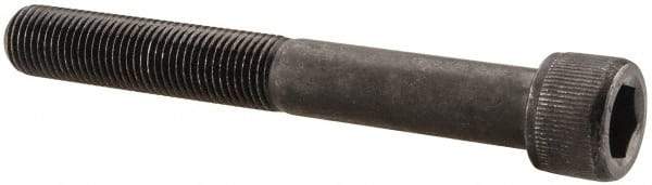 Value Collection - 3/8-24 UNF Hex Socket Drive, Socket Cap Screw - Alloy Steel, Black Oxide Finish, Partially Threaded, 3" Length Under Head - Industrial Tool & Supply
