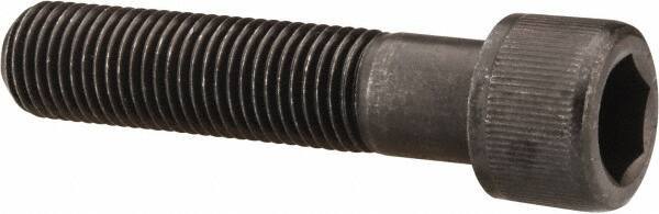 Value Collection - 7/16-20 UNF Hex Socket Drive, Socket Cap Screw - Alloy Steel, Black Oxide Finish, Partially Threaded, 2" Length Under Head - Industrial Tool & Supply