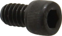Value Collection - 1/4-20 UNC Hex Socket Drive, Socket Cap Screw - Alloy Steel, Black Oxide Finish, Fully Threaded, 3/8" Length Under Head - Industrial Tool & Supply