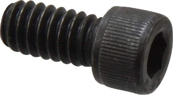 Value Collection - 1/4-20 UNC Hex Socket Drive, Socket Cap Screw - Alloy Steel, Black Oxide Finish, Fully Threaded, 1/2" Length Under Head - Industrial Tool & Supply