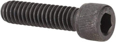 Value Collection - 1/4-20 UNC Hex Socket Drive, Socket Cap Screw - Alloy Steel, Black Oxide Finish, Fully Threaded, 1" Length Under Head - Industrial Tool & Supply