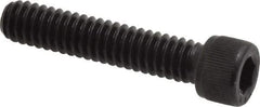 Value Collection - 1/4-20 UNC Hex Socket Drive, Socket Cap Screw - Alloy Steel, Black Oxide Finish, Fully Threaded, 1-1/4" Length Under Head - Industrial Tool & Supply