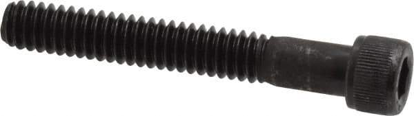 Value Collection - 1/4-20 UNC Hex Socket Drive, Socket Cap Screw - Alloy Steel, Black Oxide Finish, Partially Threaded, 1-3/4" Length Under Head - Industrial Tool & Supply