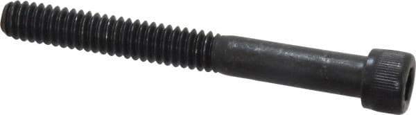 Value Collection - 1/4-20 UNC Hex Socket Drive, Socket Cap Screw - Alloy Steel, Black Oxide Finish, Partially Threaded, 2-1/4" Length Under Head - Industrial Tool & Supply