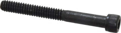 Value Collection - 1/4-20 UNC Hex Socket Drive, Socket Cap Screw - Alloy Steel, Black Oxide Finish, Partially Threaded, 2-1/4" Length Under Head - Industrial Tool & Supply