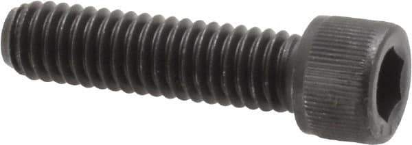 Value Collection - 5/16-18 UNC Hex Socket Drive, Socket Cap Screw - Alloy Steel, Black Oxide Finish, Fully Threaded, 1-1/4" Length Under Head - Industrial Tool & Supply