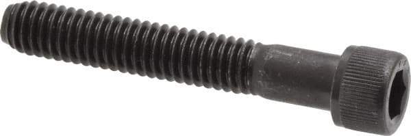 Value Collection - 5/16-18 UNC Hex Socket Drive, Socket Cap Screw - Alloy Steel, Black Oxide Finish, Partially Threaded, 2" Length Under Head - Industrial Tool & Supply