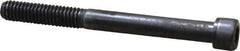 Value Collection - 5/16-18 UNC Hex Socket Drive, Socket Cap Screw - Alloy Steel, Black Oxide Finish, Partially Threaded, 3-1/4" Length Under Head - Industrial Tool & Supply