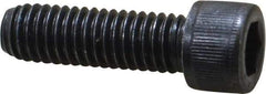 Value Collection - 3/8-16 UNC Hex Socket Drive, Socket Cap Screw - Alloy Steel, Black Oxide Finish, Fully Threaded, 1-1/4" Length Under Head - Industrial Tool & Supply