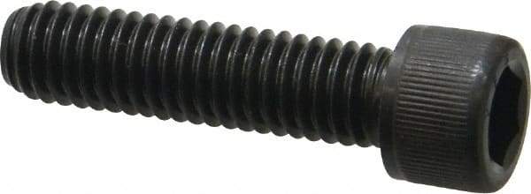 Value Collection - 3/8-16 UNC Hex Socket Drive, Socket Cap Screw - Alloy Steel, Black Oxide Finish, Fully Threaded, 1-1/2" Length Under Head - Industrial Tool & Supply