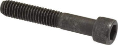 Value Collection - 3/8-16 UNC Hex Socket Drive, Socket Cap Screw - Alloy Steel, Black Oxide Finish, Partially Threaded, 2-1/4" Length Under Head - Industrial Tool & Supply