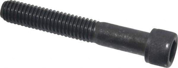 Value Collection - 3/8-16 UNC Hex Socket Drive, Socket Cap Screw - Alloy Steel, Black Oxide Finish, Partially Threaded, 2-1/2" Length Under Head - Industrial Tool & Supply