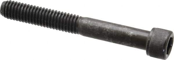 Value Collection - 3/8-16 UNC Hex Socket Drive, Socket Cap Screw - Alloy Steel, Black Oxide Finish, Partially Threaded, 3" Length Under Head - Industrial Tool & Supply