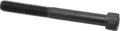 Value Collection - 3/8-16 UNC Hex Socket Drive, Socket Cap Screw - Alloy Steel, Black Oxide Finish, Partially Threaded, 3-1/2" Length Under Head - Industrial Tool & Supply