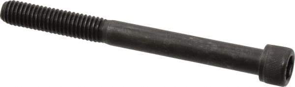 Value Collection - 3/8-16 UNC Hex Socket Drive, Socket Cap Screw - Alloy Steel, Black Oxide Finish, Partially Threaded, 4" Length Under Head - Industrial Tool & Supply