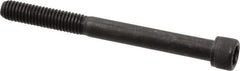 Value Collection - 3/8-16 UNC Hex Socket Drive, Socket Cap Screw - Alloy Steel, Black Oxide Finish, Partially Threaded, 4" Length Under Head - Industrial Tool & Supply