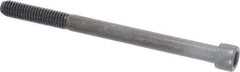 Value Collection - 3/8-16 UNC Hex Socket Drive, Socket Cap Screw - Alloy Steel, Black Oxide Finish, Partially Threaded, 5" Length Under Head - Industrial Tool & Supply