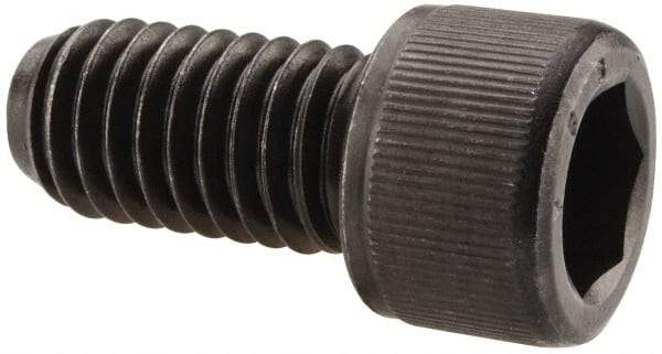 Value Collection - 7/16-14 UNC Hex Socket Drive, Socket Cap Screw - Alloy Steel, Black Oxide Finish, Fully Threaded, 7/8" Length Under Head - Industrial Tool & Supply