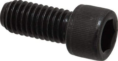 Value Collection - 7/16-14 UNC Hex Socket Drive, Socket Cap Screw - Alloy Steel, Black Oxide Finish, Fully Threaded, 1" Length Under Head - Industrial Tool & Supply