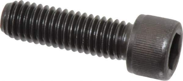 Value Collection - 7/16-14 UNC Hex Socket Drive, Socket Cap Screw - Alloy Steel, Black Oxide Finish, Fully Threaded, 1-1/2" Length Under Head - Industrial Tool & Supply