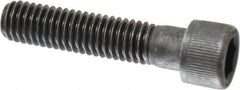 Value Collection - 7/16-14 UNC Hex Socket Drive, Socket Cap Screw - Alloy Steel, Black Oxide Finish, Partially Threaded, 2" Length Under Head - Industrial Tool & Supply