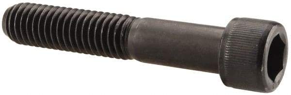 Value Collection - 7/16-14 UNC Hex Socket Drive, Socket Cap Screw - Alloy Steel, Black Oxide Finish, Partially Threaded, 2-1/2" Length Under Head - Industrial Tool & Supply
