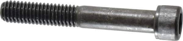 Value Collection - 7/16-14 UNC Hex Socket Drive, Socket Cap Screw - Alloy Steel, Black Oxide Finish, Partially Threaded, 3" Length Under Head - Industrial Tool & Supply