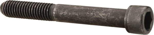 Value Collection - 7/16-14 UNC Hex Socket Drive, Socket Cap Screw - Alloy Steel, Black Oxide Finish, Partially Threaded, 3-1/2" Length Under Head - Industrial Tool & Supply