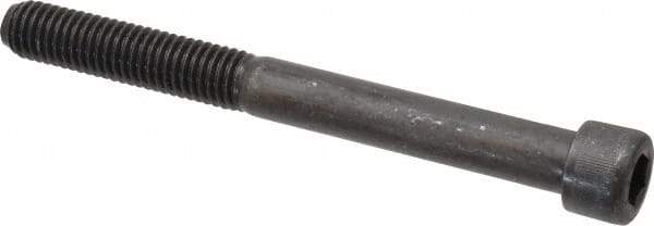 Value Collection - 1/2-13 UNC Hex Socket Drive, Socket Cap Screw - Alloy Steel, Black Oxide Finish, Partially Threaded, 5" Length Under Head - Industrial Tool & Supply
