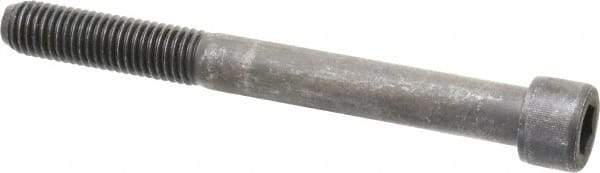 Value Collection - 5/8-11 UNC Hex Socket Drive, Socket Cap Screw - Alloy Steel, Black Oxide Finish, Partially Threaded, 6" Length Under Head - Industrial Tool & Supply