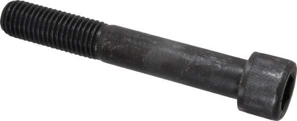 Value Collection - 3/4-10 UNC Hex Socket Drive, Socket Cap Screw - Alloy Steel, Black Oxide Finish, Partially Threaded, 5" Length Under Head - Industrial Tool & Supply