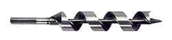Irwin - 1/4 to 1/2", Bright Finish, Carbon Steel Auger Drill Bit Set - Industrial Tool & Supply