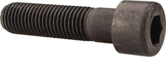Value Collection - 1-8 UNC Hex Socket Drive, Socket Cap Screw - Alloy Steel, Black Oxide Finish, Partially Threaded, 4" Length Under Head - Industrial Tool & Supply