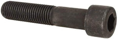 Value Collection - 1-8 UNC Hex Socket Drive, Socket Cap Screw - Alloy Steel, Black Oxide Finish, Partially Threaded, 5" Length Under Head - Industrial Tool & Supply