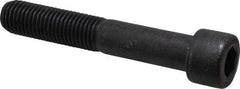 Value Collection - 1-8 UNC Hex Socket Drive, Socket Cap Screw - Alloy Steel, Black Oxide Finish, Partially Threaded, 6" Length Under Head - Industrial Tool & Supply