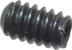 Value Collection - #0-80 UNF, 3/32" OAL, Cup Point Set Screw - Grade 8 Alloy Steel, 0.028" Key - Industrial Tool & Supply