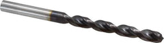 Guhring - 0.3465" 130° Powdered Metal Jobber Drill - FIREX Finish, Right Hand Cut, Parabolic Flute, Straight Shank, 4-29/32" OAL, Cone Relief Point - Industrial Tool & Supply